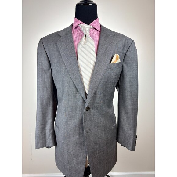 ARMANI Collezioni Modern 2-Button Gray ITALIAN Sport Jacket 48 L